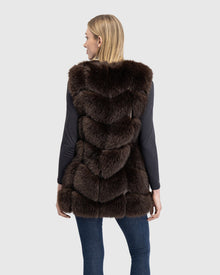Fur-Free Fox (Faux Fur) Vest | Brown