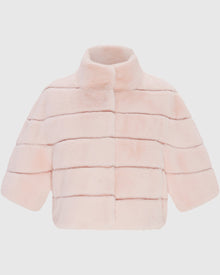Fur-Free Mink (Faux Fur) Bolero | Pink