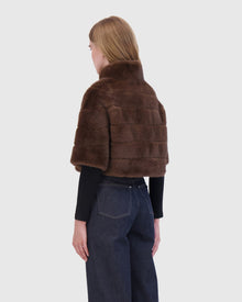 Fur-Free Mink (Faux Fur) Bolero | Brown
