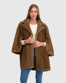 Fur-Free Mink (Faux Fur) Jacket | Pastel