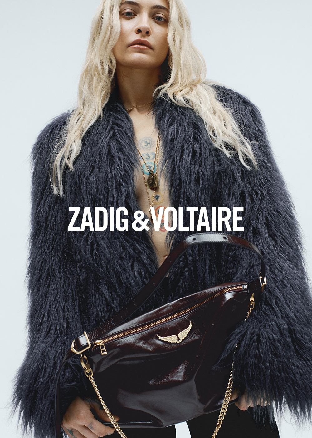 Womens | Snood In Zebra Design | Black/Snow White