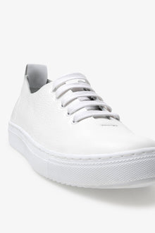 Kit Low Top Leather Sneakers | White Pebble