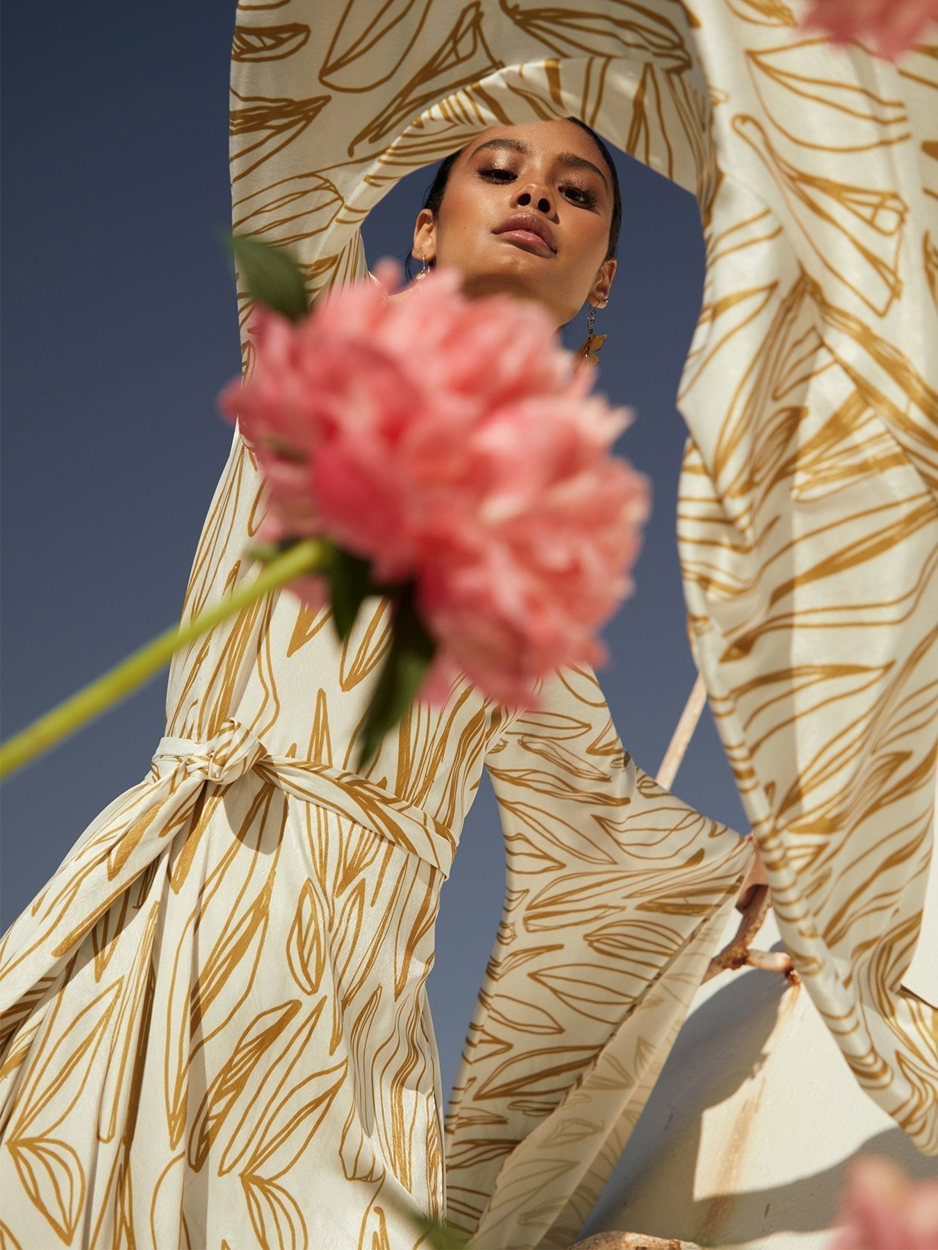 Maya Dress | Fiore Gold