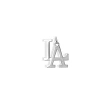 La Dodgers Medium Pendant Necklace | Gold Vermeil & Sterling Silver