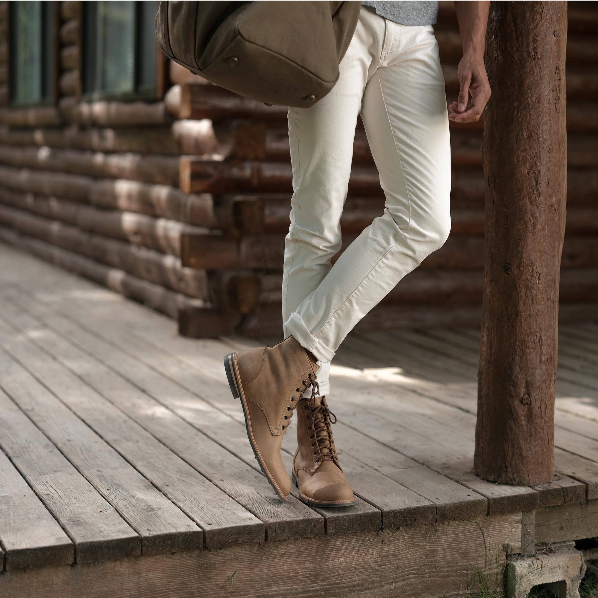 Image 1 of the All-Weather Andres Boot Tobacco Men's Leather Boot Nisolo