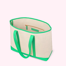 Canvas & Nylon Tote | Avocado