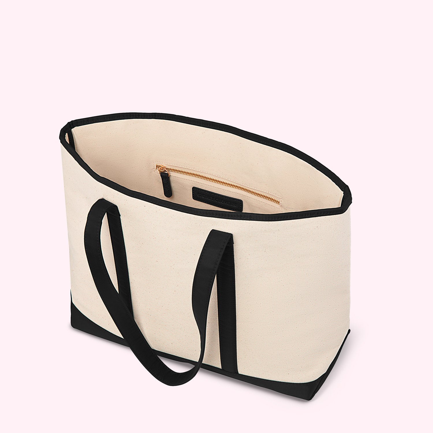 Canvas & Nylon Tote | Noir