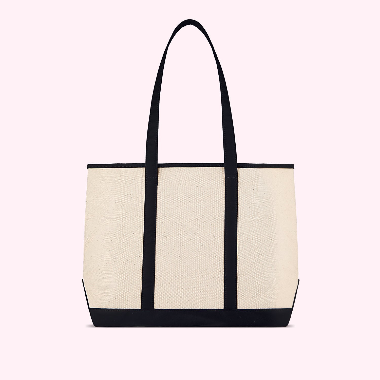 Canvas & Nylon Tote | Noir