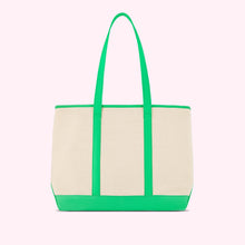 Canvas & Nylon Tote | Avocado