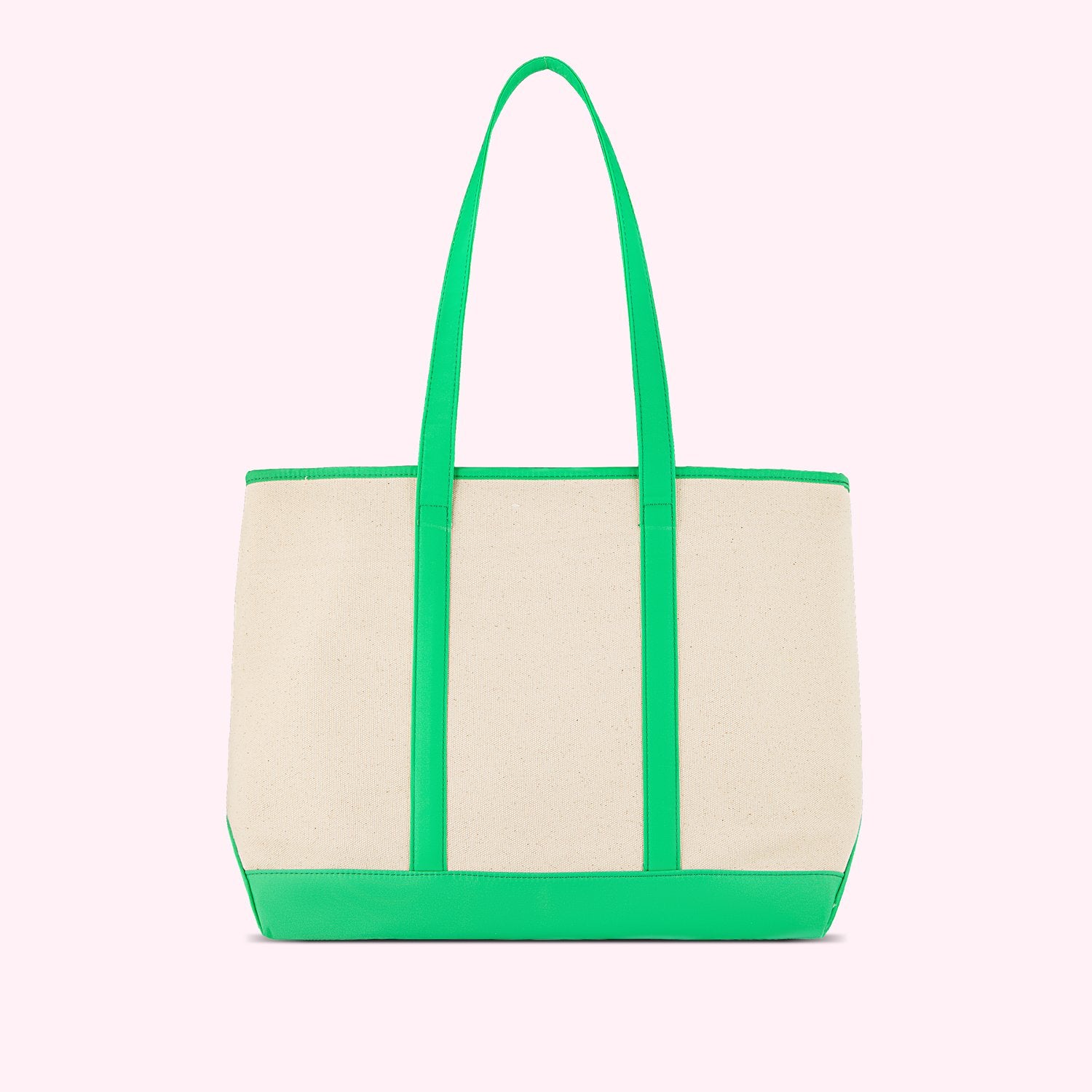 Canvas & Nylon Tote | Avocado