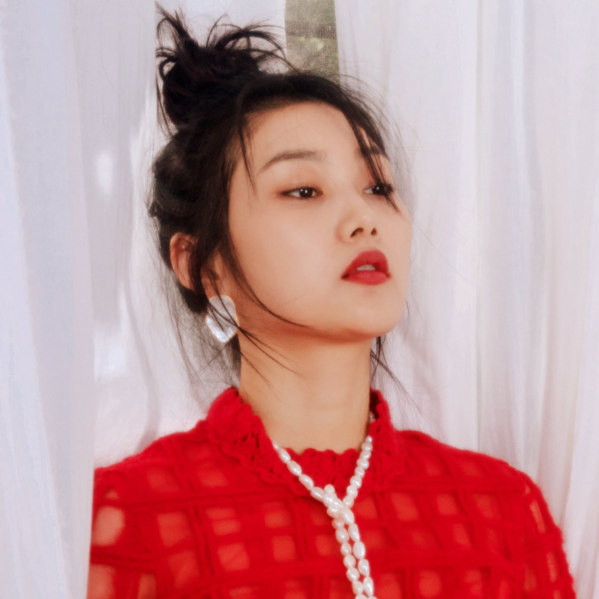 Drew Earrings | Silver | Mother of Pearl