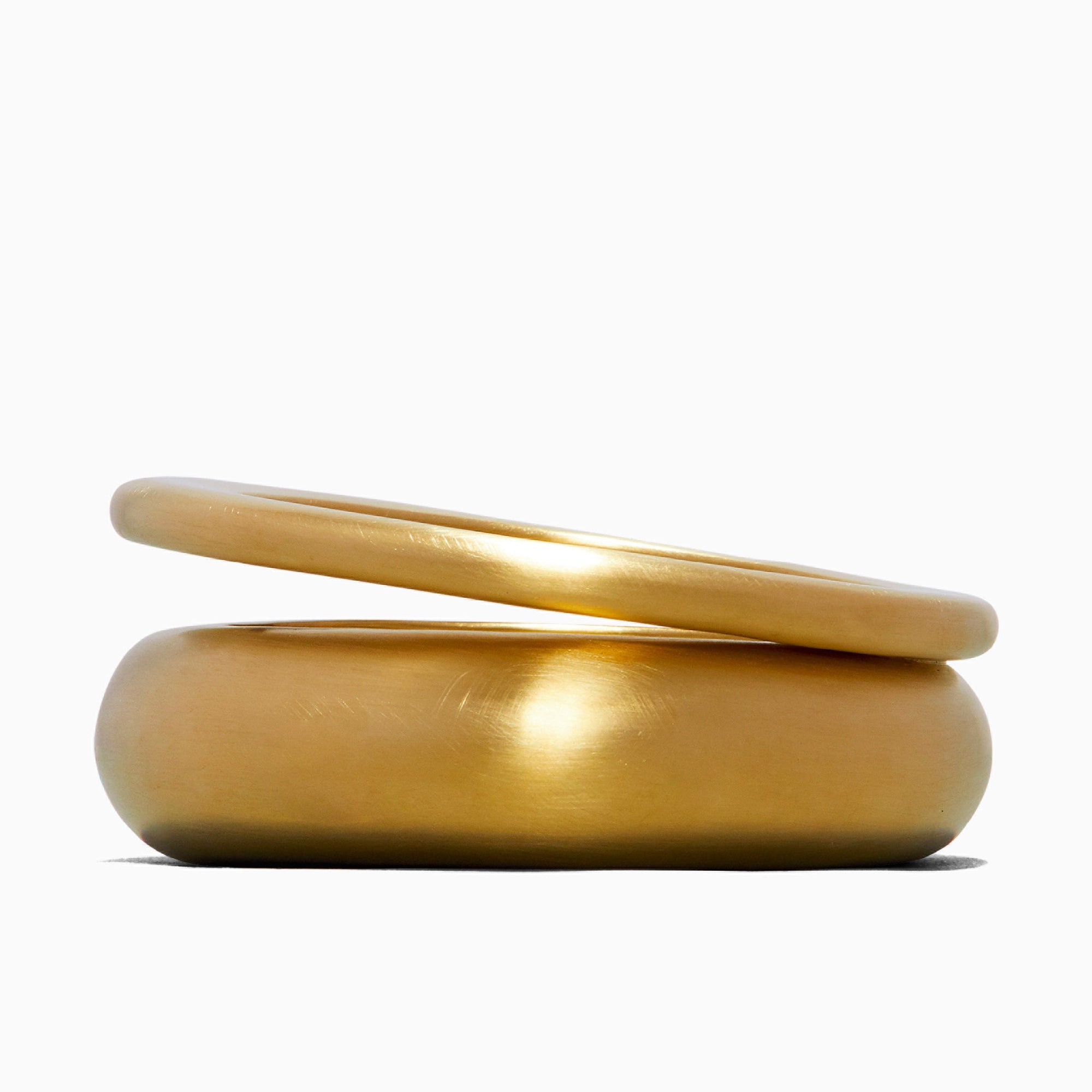 Duo Bangle | 18K Gold Plated