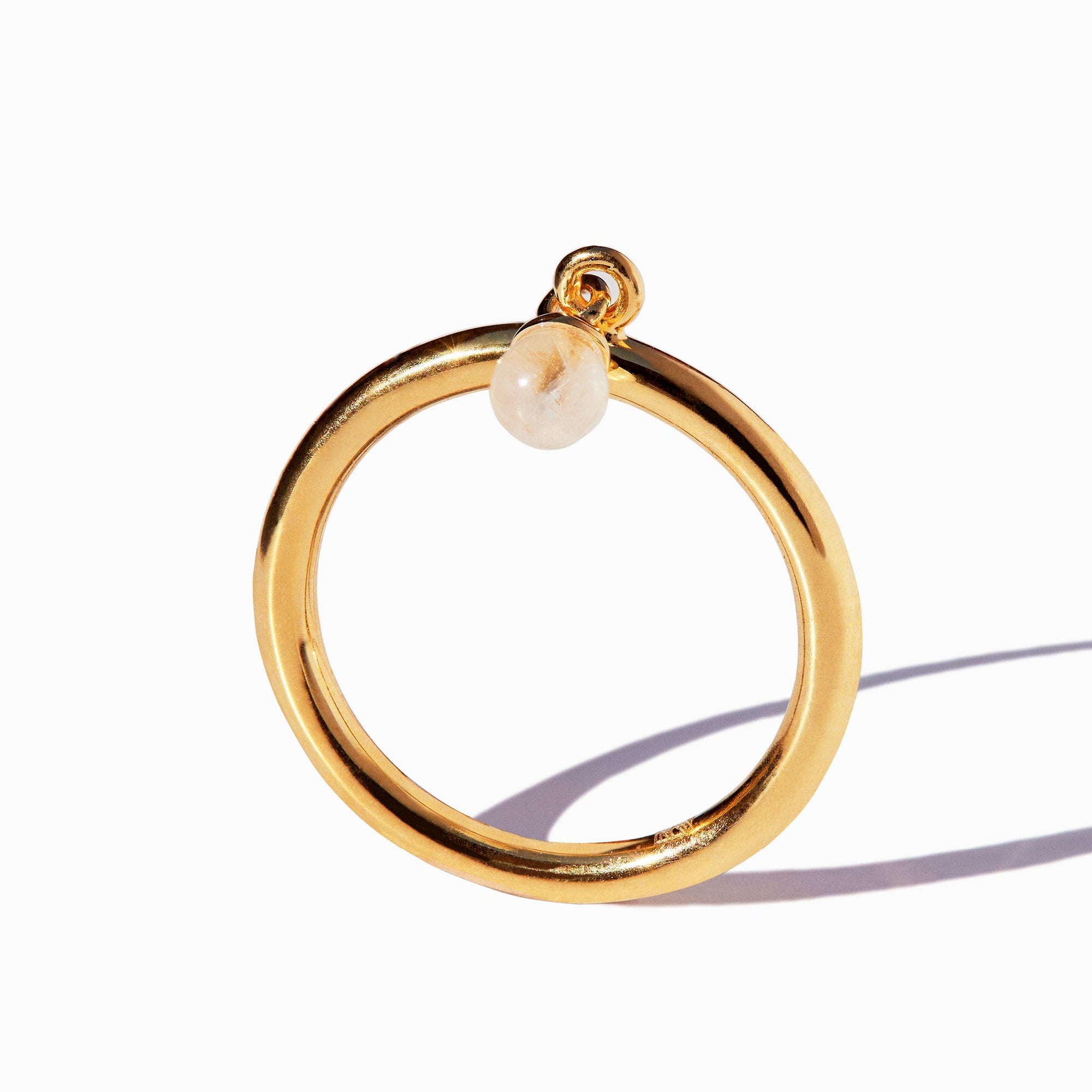 Moon Ring | 18K Gold Plated | Moonstone