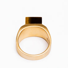 Pixel Ring | Brass | Tiger's Eye