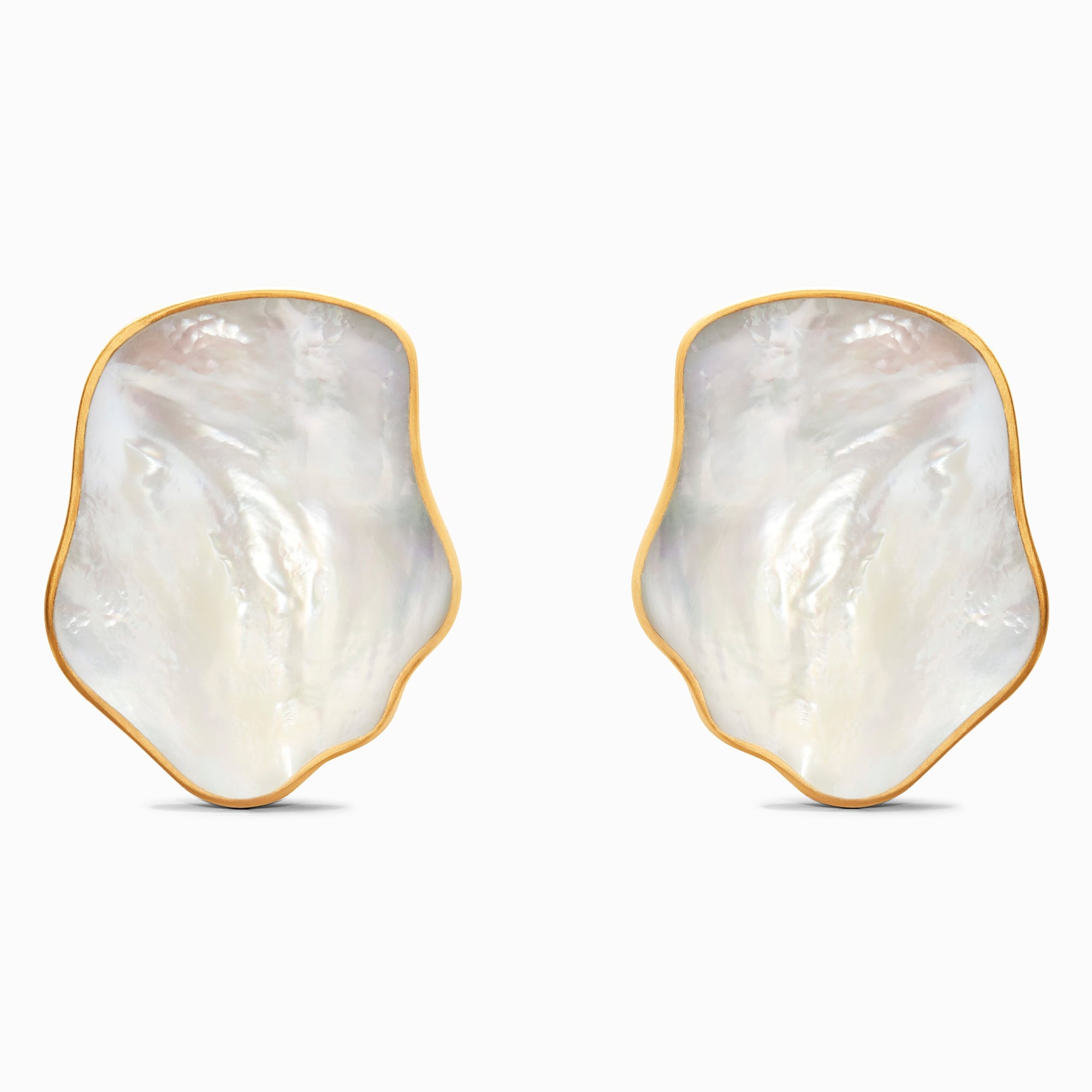 Wynona Earrings | 18K Gold Plated | Mother of Pearl