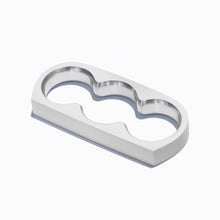 Binary Ring | Sterling Silver | Matte White