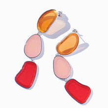 Fagiolo Earrings | Silver | Multicolor