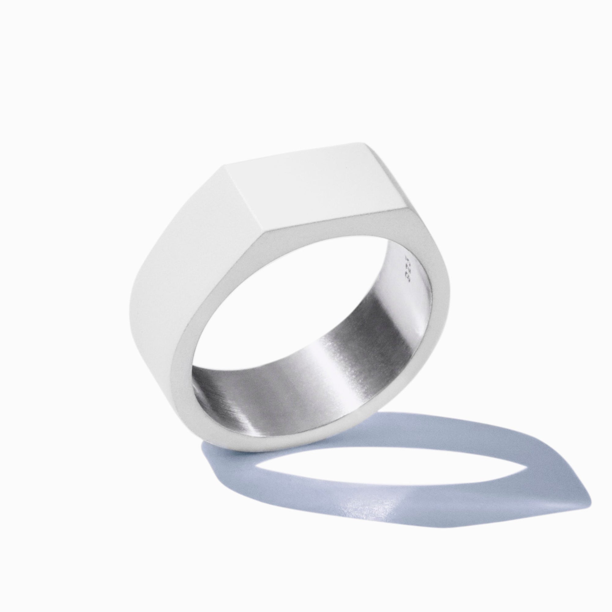 Paradox Ring | Sterling Silver | Matte White