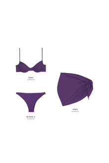 Miyako 2 Bottom | Aubergine