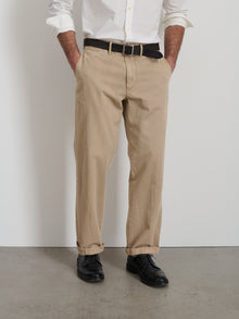 Men | Straight Leg Pant | Vintage Washed Chino Faded Khaki
