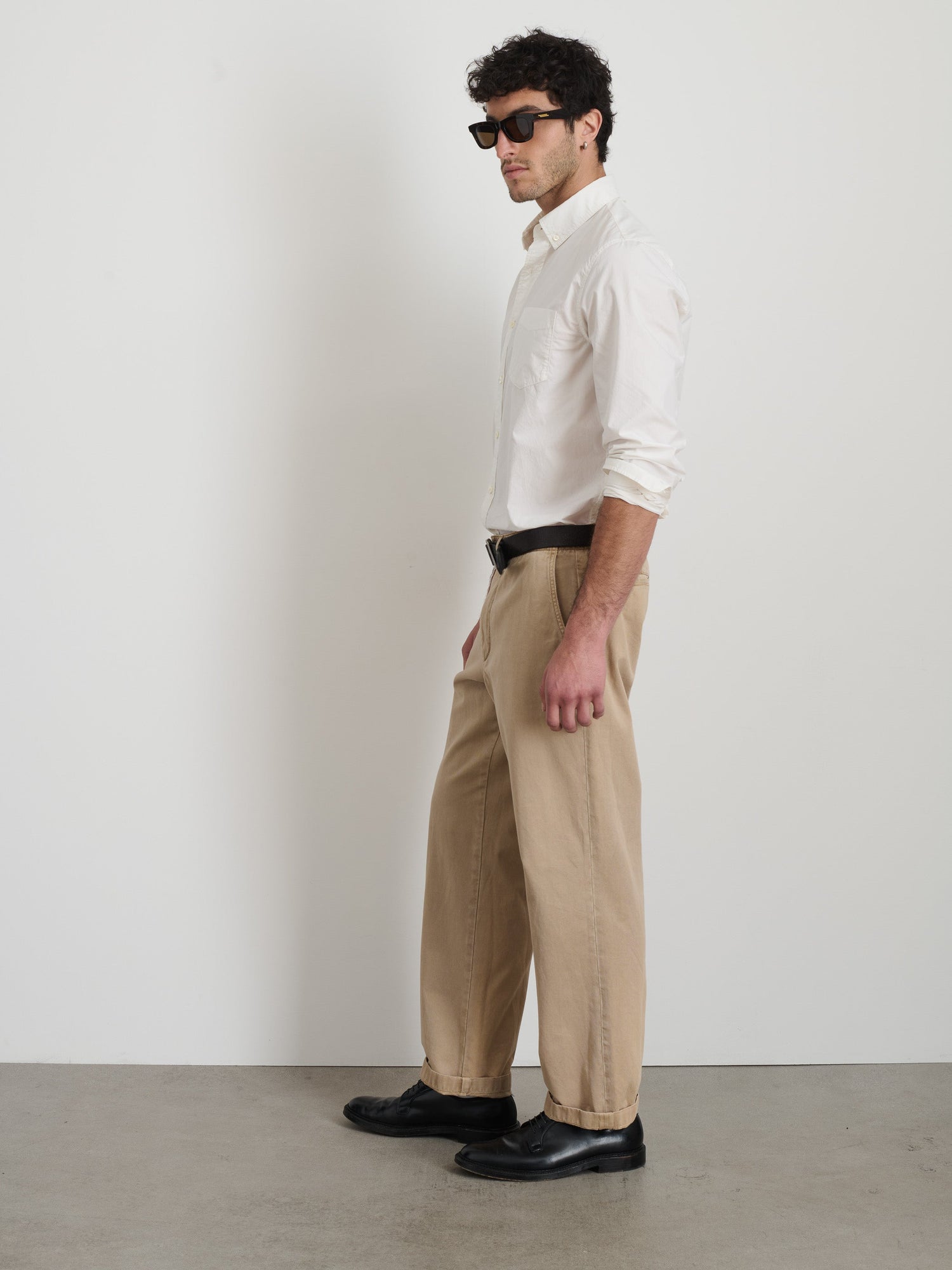Men | Straight Leg Pant | Vintage Washed Chino Faded Khaki