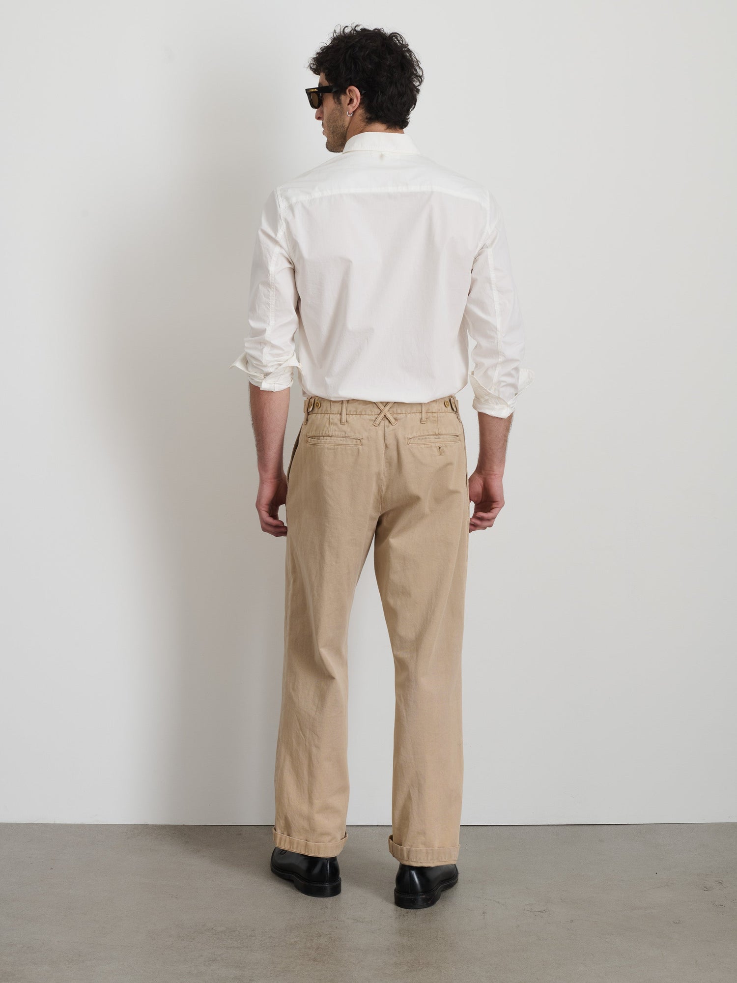 Men | Straight Leg Pant | Vintage Washed Chino Faded Khaki