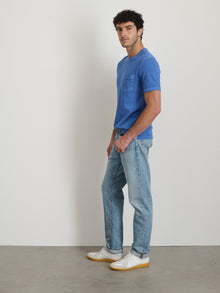 Men | Vintage Wash Pocket Tee | Washed Cobalt