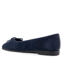 Novia Dress Flat | Navy Suede