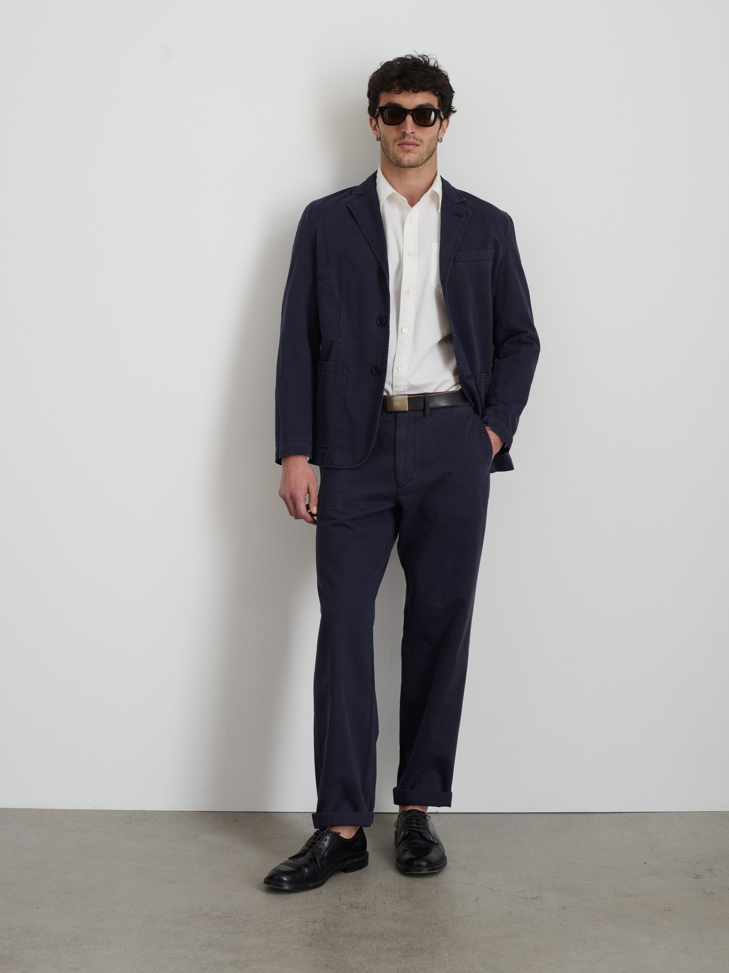 Men | Straight Leg Pant | Vintage Washed Chino Dark Navy