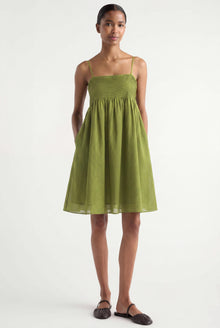 Isilda | Myra Pintuck Cotton-Silk Dress in Size Extra Small