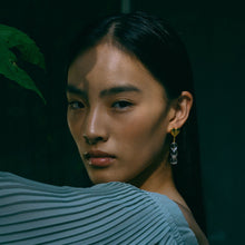 Heart Mini Earrings | Silver | Glass Beads