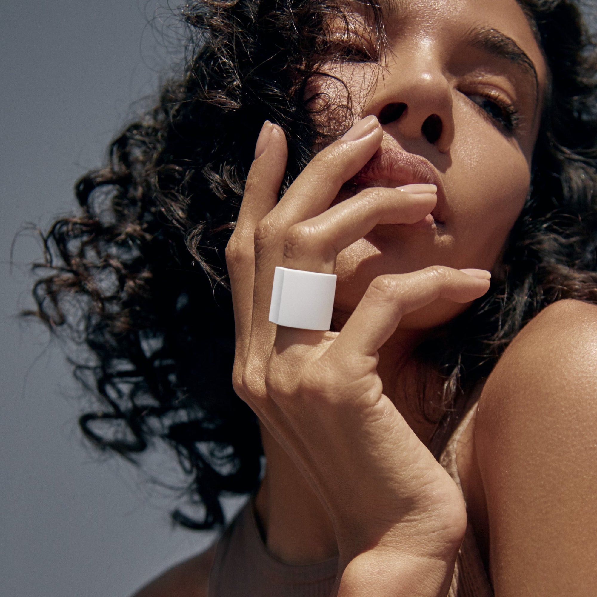 Primer Ring | Sterling Silver | Matte White