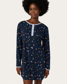 Womens | Dylan Night Shirt | Bluebell