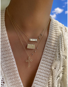 Cross Necklace | Yellow Gold