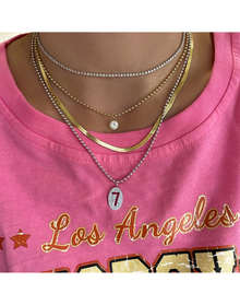 1.00 Carat Diamond Tennis Choker | 14kt White Gold