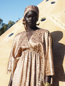 Naim Dress - Dhaw Gold - diarrablu