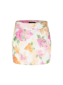 Emilia Satin Skirt | Floral
