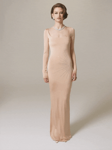 Courtney Dress | Nude