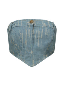 Claire Denim Top | Denim