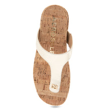 Clio Sandal Dress Block Heel | Gold Metallic Textured Faux Leather/Cork