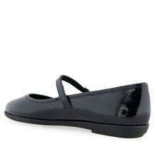 Baylee Casual Flat | Black Patent Faux Leather