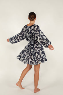 Nea Dress | Serpentine Blue