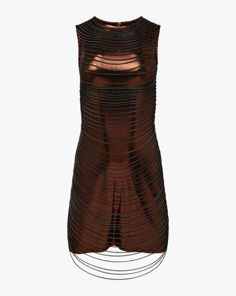 Chain Muscle Mini Dress
