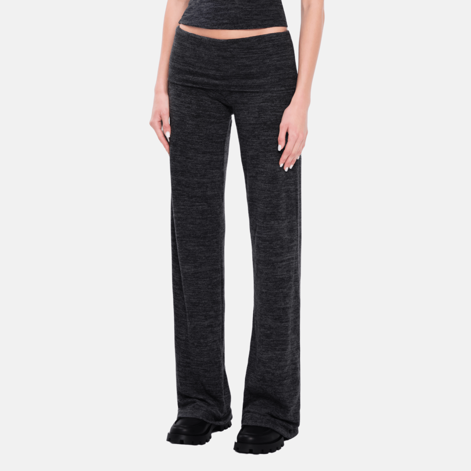 Nita Knit Pants | Charcoal