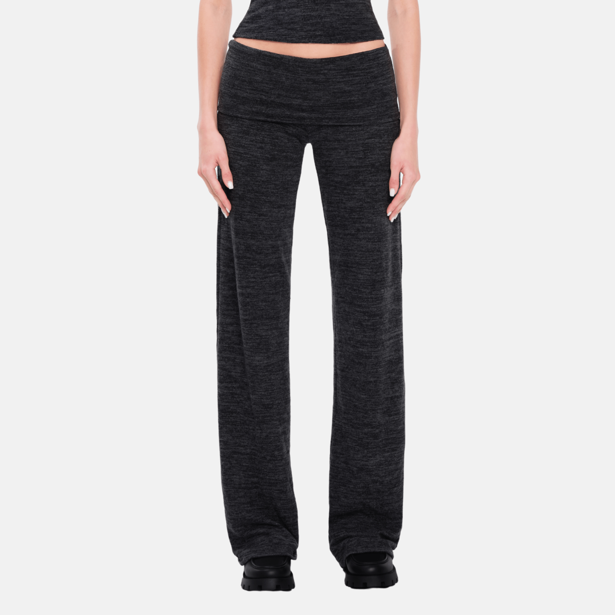 Nita Knit Pants | Charcoal