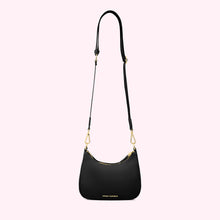 Curved Crossbody Bag | Noir