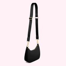 Curved Crossbody Bag | Noir