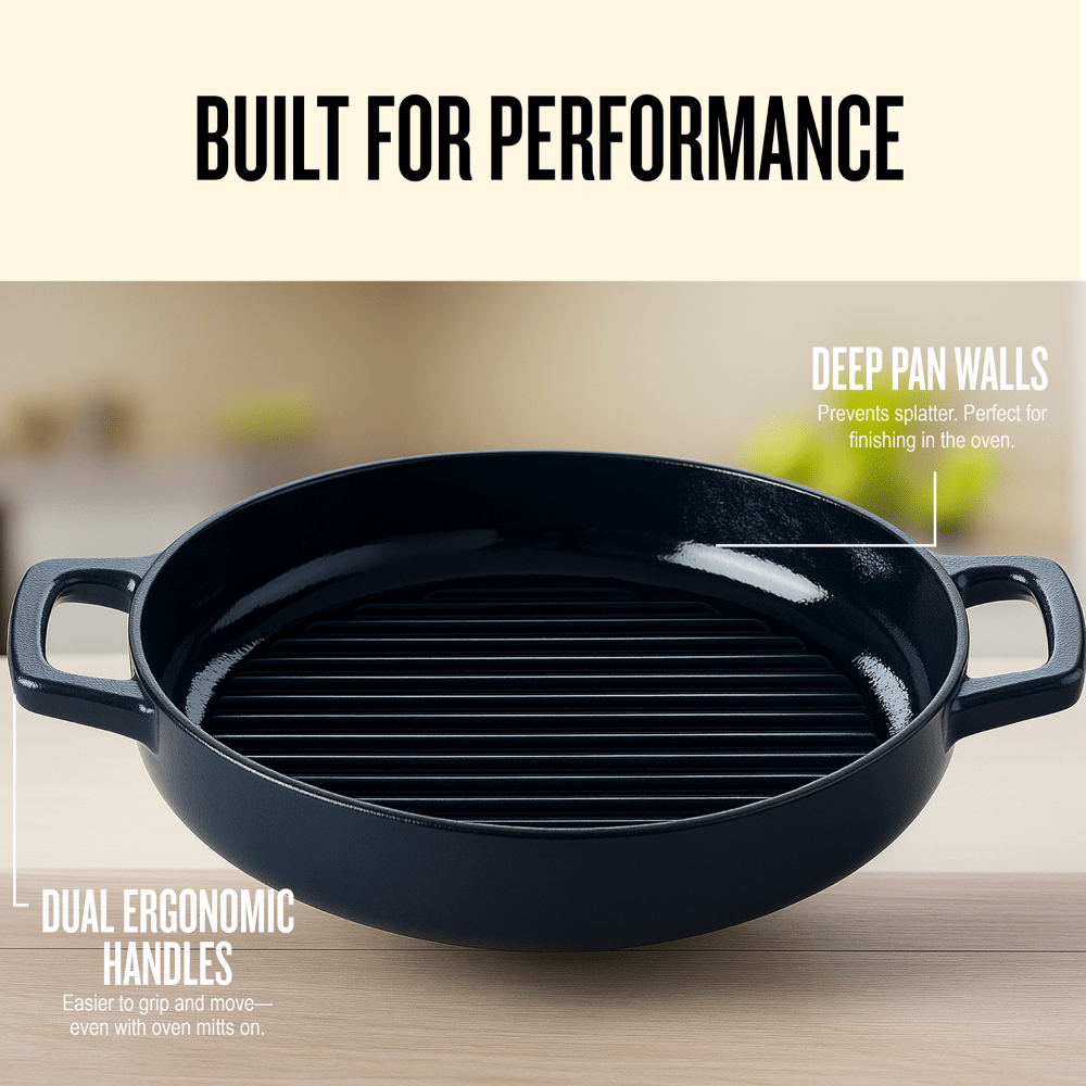 Nori Grill Pan â€” 11" - Alva Cookware