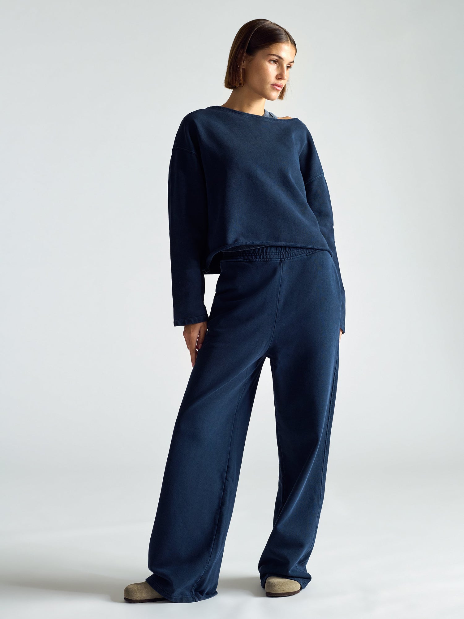 Womens | Fulton Crew Neck Sweatshirt | Graphite