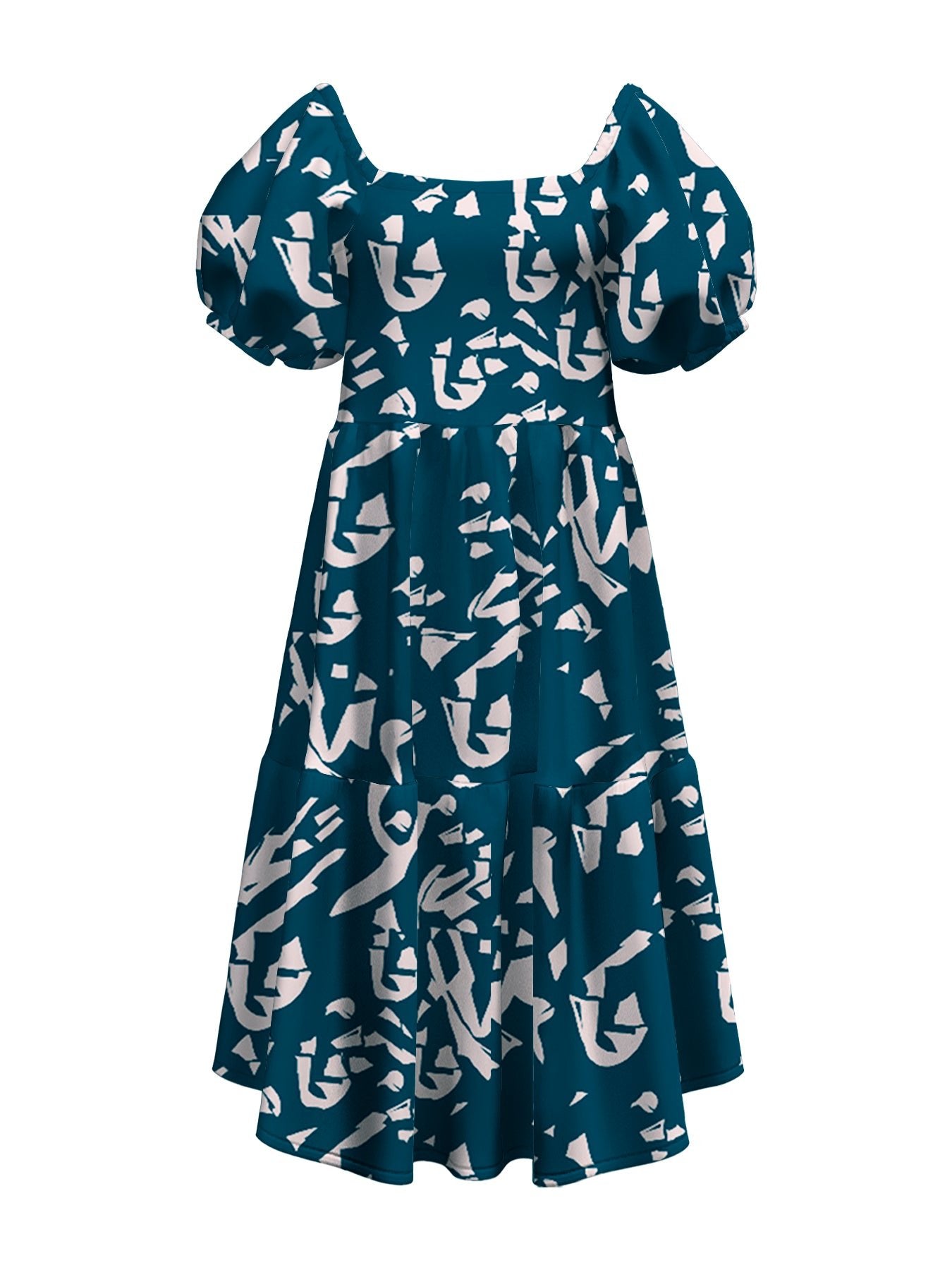 Nura Dress | Batik Blu